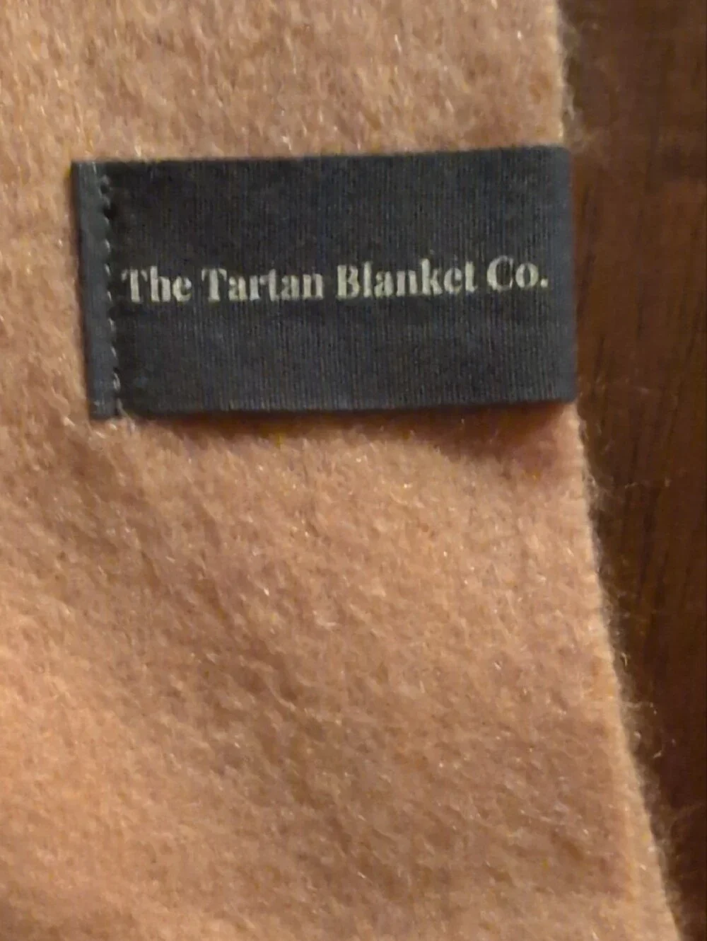 Unisex Camel Cashmere Scarf